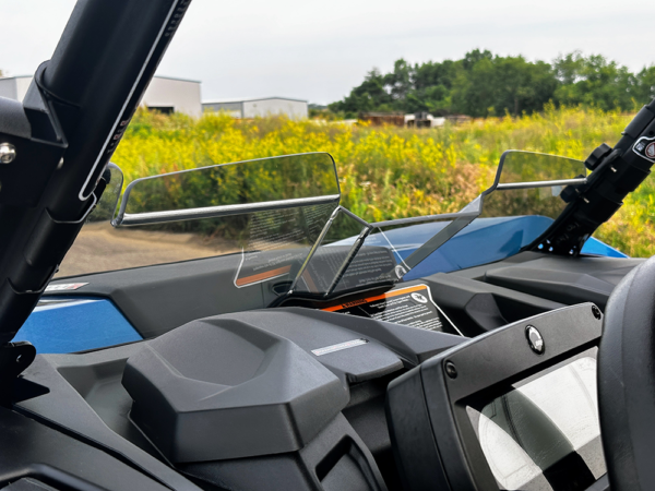 Can Am Commander Stealth Tinted Scratch Resistant Short Windshield - Image 3