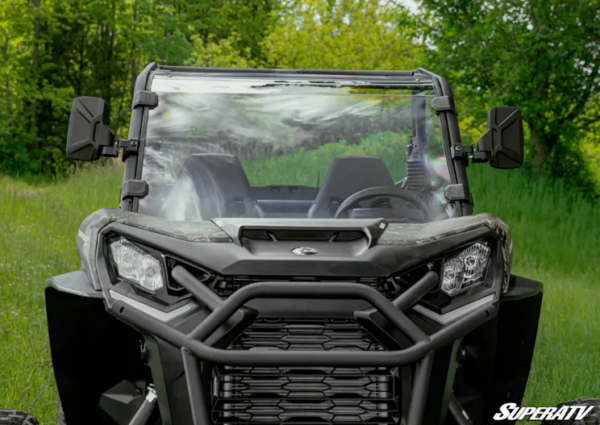 2021+ Can-Am Commander Scratch Resistant Full Windshield - Image 4