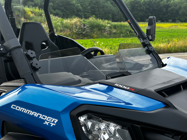 Can Am Commander Stealth Tinted Scratch Resistant Short Windshield - Image 5