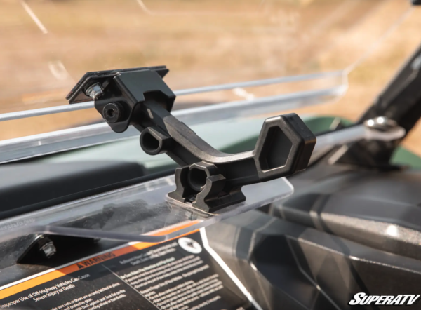 2021+ Can-Am Commander Scratch Resistant Flip Windshield - Image 6
