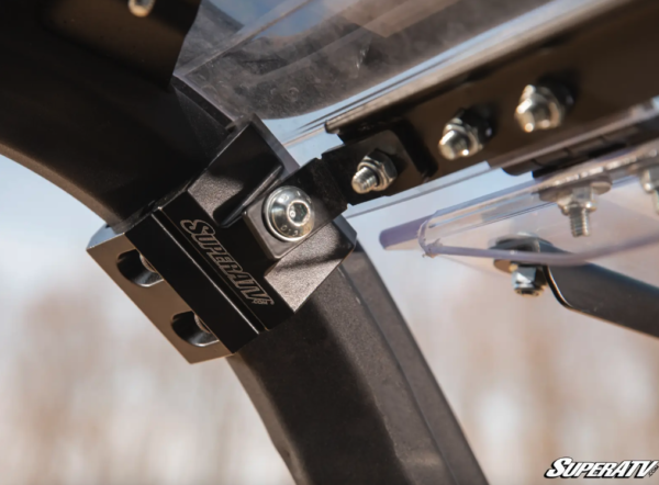 2021+ Can-Am Commander Scratch Resistant Flip Windshield - Image 8