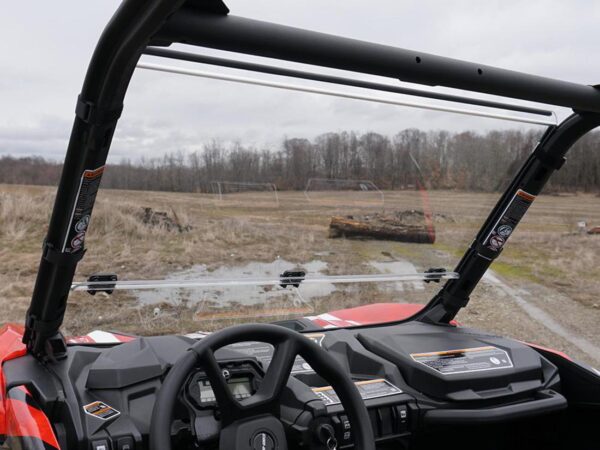 Can-Am Maverick Trail/Sport Scratch Resistant Folding Windshield - Image 4