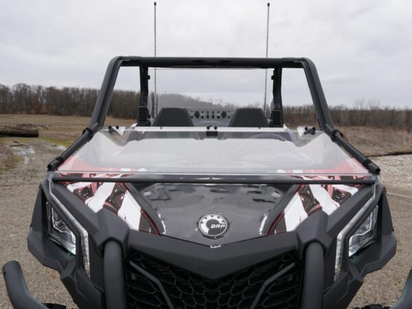 Can-Am Maverick Trail/Sport Scratch Resistant Folding Windshield - Image 2