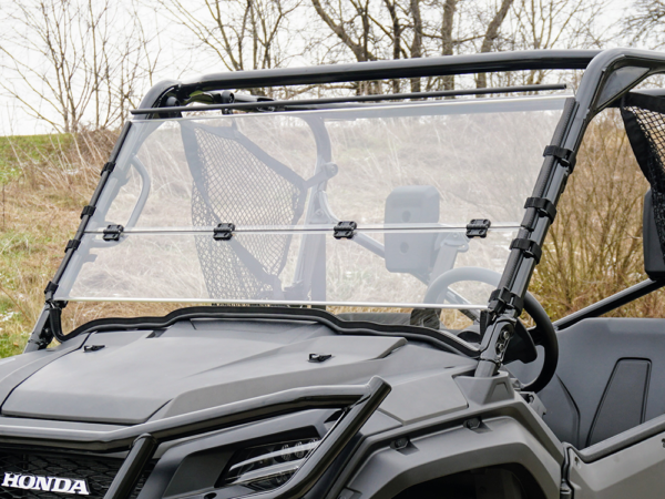 Honda Pioneer 1000 Folding Windshield Scratch Resistant