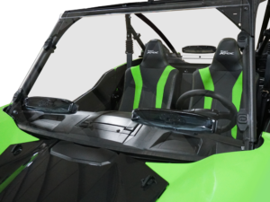 Kawasaki KRX Full Vented TRR Scratch Resistant Windshield