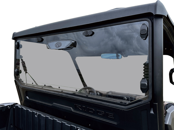 Kawasaki RIDGE Tinted Rear Windshield With Adjustable Vent - Image 2