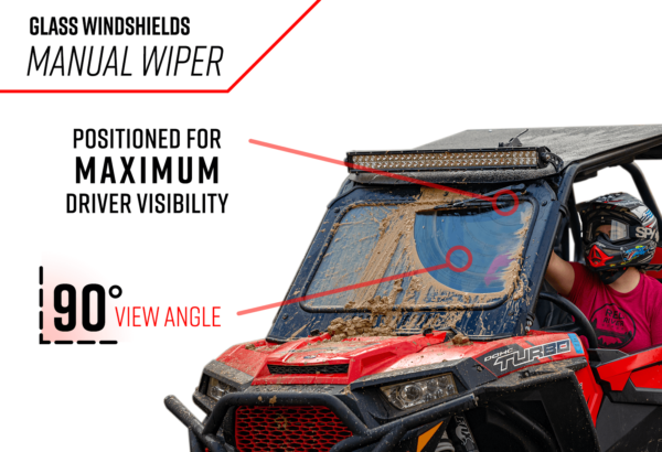Honda Talon 1000 Glass Windshield - Image 3
