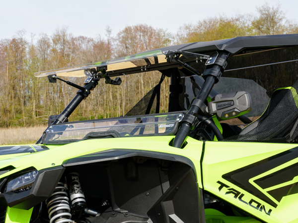Honda Talon 1000 Scratch Resistant Flip Windshield - Image 2