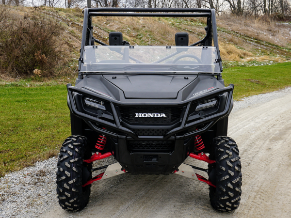 Honda Pioneer 1000 Folding Windshield Scratch Resistant - Image 2