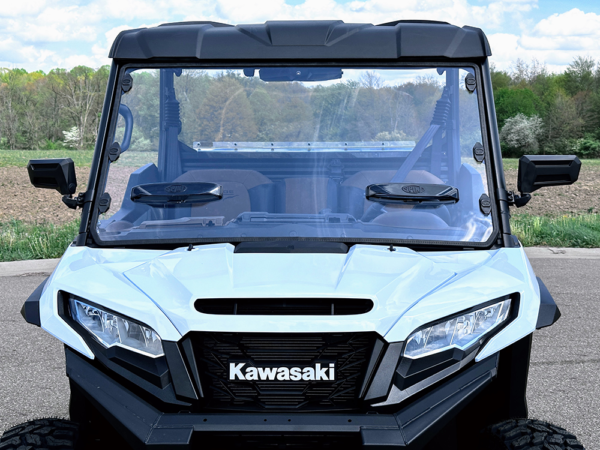 Kawasaki RIDGE Scratch Resistant Dual Vent Windshield - Image 3