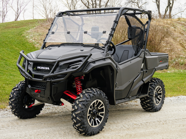 Honda Pioneer 1000 Folding Windshield Scratch Resistant - Image 3