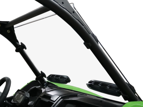 Kawasaki KRX Full Vented TRR Scratch Resistant Windshield - Image 5