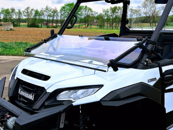 Kawasaki RIDGE Scratch Resistant Full Fold-Down Windshield - Image 6
