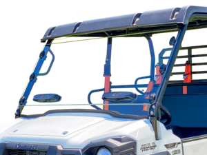 Kawasaki Mule Pro FX-FXT Dual Vent Scratch Resistant Windshield