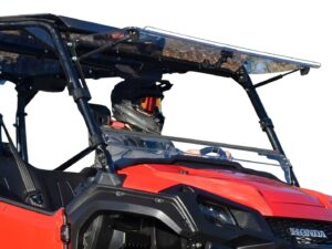 Honda Pioneer 1000 Scratch Resistant Flip Windshield