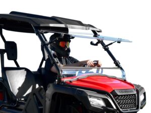 Honda Pioneer 500 Scratch Resistant Flip Windshield
