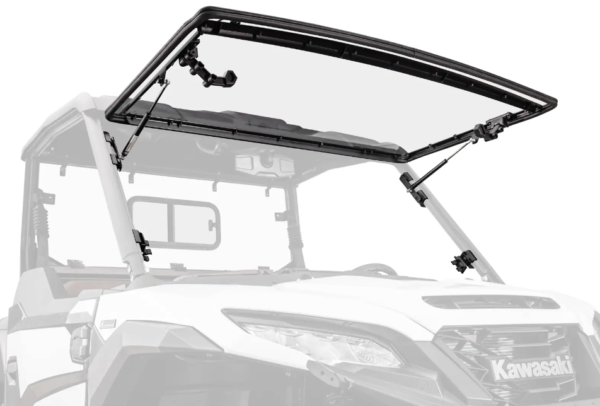 Kawasaki Ridge Scratch-Resistant Flip Windshield