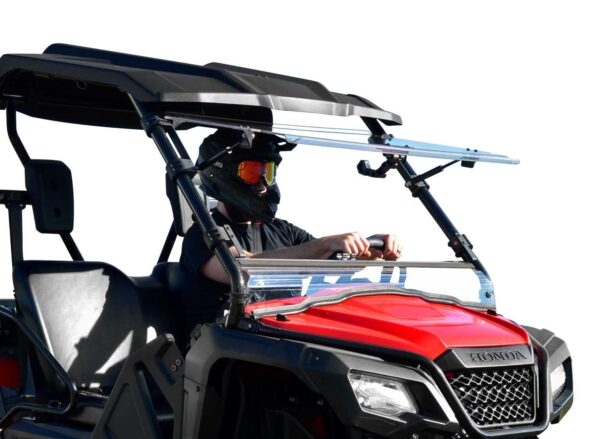 Honda Pioneer 500 Scratch Resistant Flip Windshield