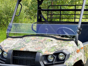 Kawasaki Mule Pro MX Scratch Resistant Half Windshield