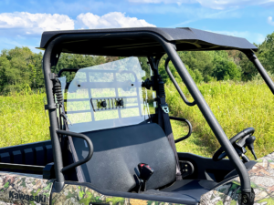 Kawasaki Mule Pro MX Clear Rear Vented Windshield