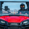 Honda Pioneer 1000 Dark Tint Half Windshield - Image 2