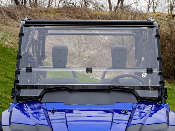 Honda Pioneer 700 Folding Windshield Scratch Resistant - Image 2