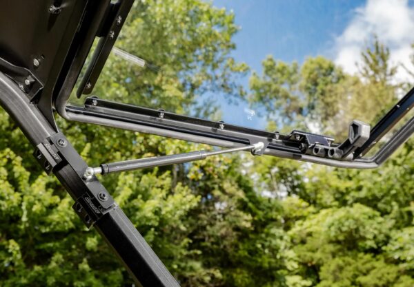 Kawasaki Ridge Scratch-Resistant Flip Windshield - Image 11