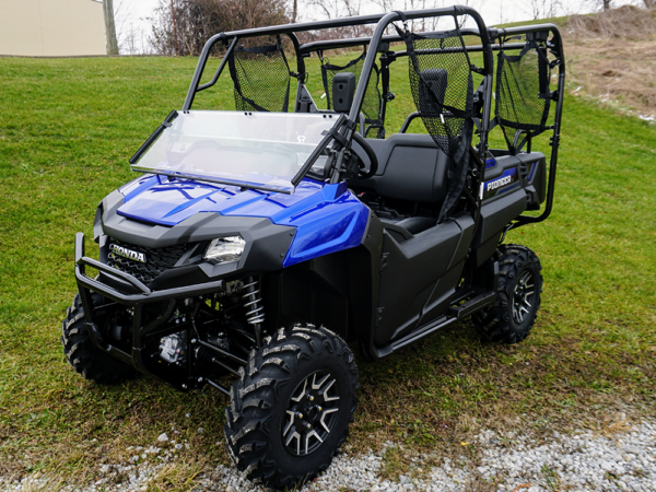 Honda Pioneer 700 Folding Windshield Scratch Resistant - Image 3