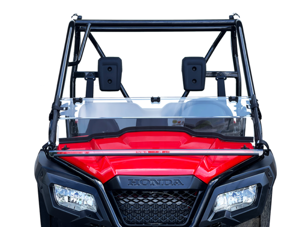 Honda Pioneer 500/520 Scratch Resistant Folding Windshield - Image 3