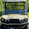 Kawasaki Mule Pro MX Scratch Resistant Half Windshield - Image 3