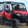 Honda Pioneer 1000 Dark Tint Half Windshield - Image 4