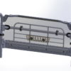 Kawasaki Mule Pro MX Clear Rear Vented Windshield - Image 3