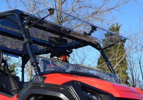 Honda Pioneer 1000 Scratch Resistant Flip Windshield - Image 4