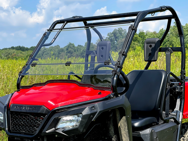 Honda Pioneer 500/520 Scratch Resistant Folding Windshield - Image 5