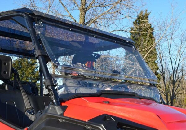 Honda Pioneer 1000 Scratch Resistant Flip Windshield - Image 5