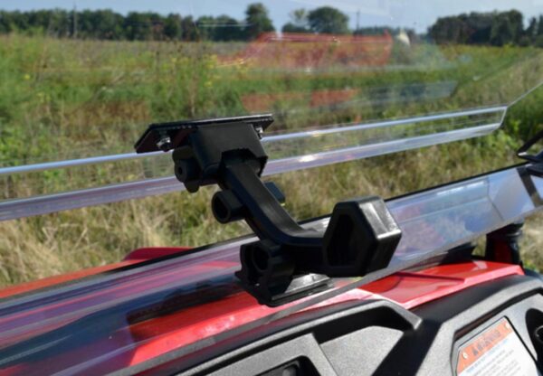 Honda Pioneer 500 Scratch Resistant Flip Windshield - Image 5