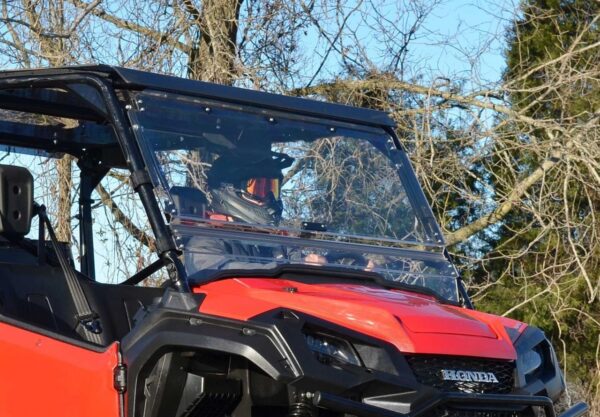 Honda Pioneer 1000 Scratch Resistant Flip Windshield - Image 6