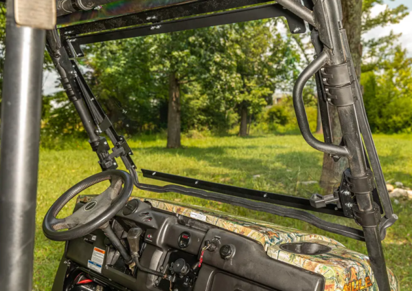 Kawasaki Mule 4000-4010 Scratch Resistant Flip Up Windshield - Image 6