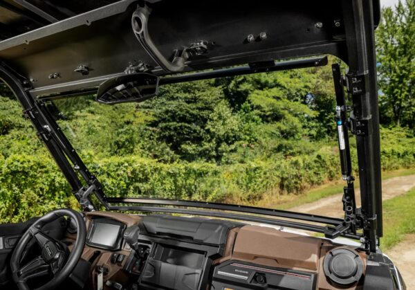 Kawasaki Ridge Scratch-Resistant Flip Windshield - Image 10