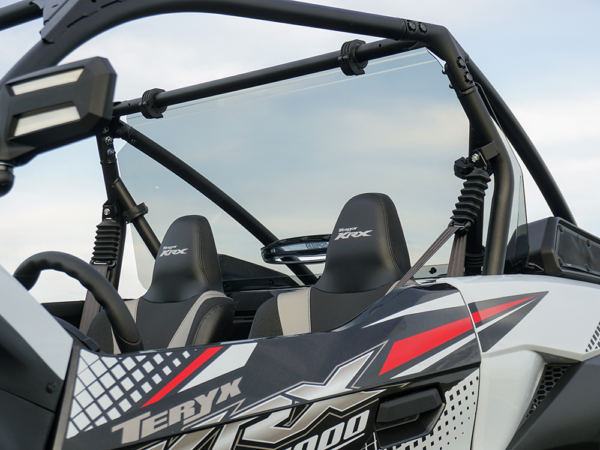 Kawasaki KRX 1000 Tinted Rear Window With Vent - Image 2