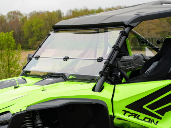 Honda Talon 1000 Scratch Resistant Folding Windshield - Image 3