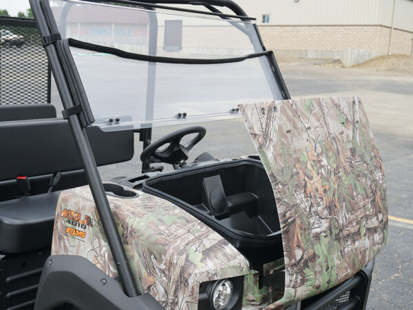 Kawasaki Mule 4010 & 4010 Trans Multi-Fold Scratch Resistant Windshield - Image 4