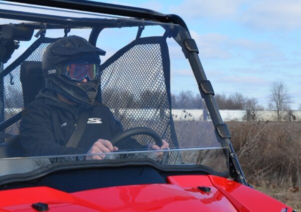 Honda Pioneer 1000 Scratch Resistant Full Windshield - Image 2