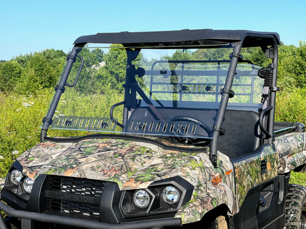 Kawasaki Mule Pro-MX Vented Windshield - Image 2