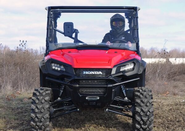 Honda Pioneer 1000 Scratch Resistant Full Windshield - Image 4