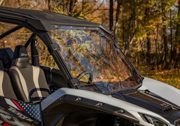 Kawasaki KRX 1000 Scratch Resistant Full Windshield - Image 5