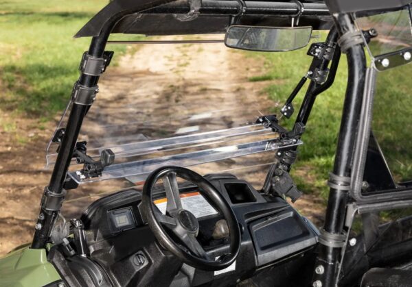 Honda Pioneer 700 Scratch Resistant Flip Windshield - Image 6