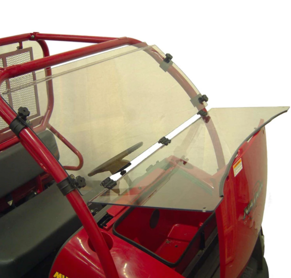 Kawasaki Mule 600/610 Full-Tilting Windshield - Image 2