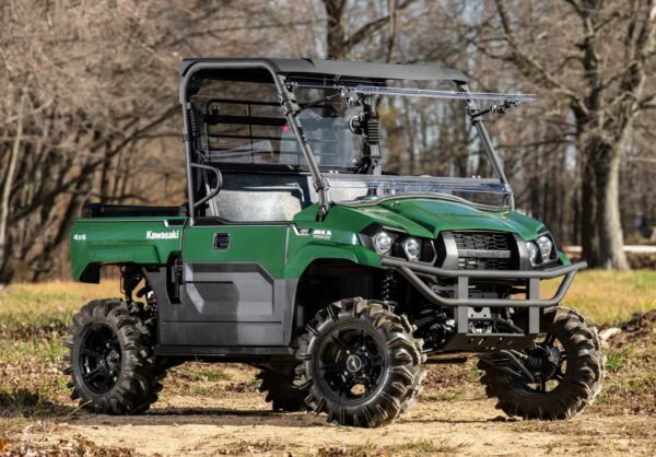 Kawasaki Mule Pro-MX Scratch Resistant Flip Up Windshield - Image 3