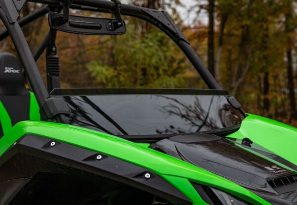 Kawasaki KRX 1000 Dark Tint Half Windshield - Image 4